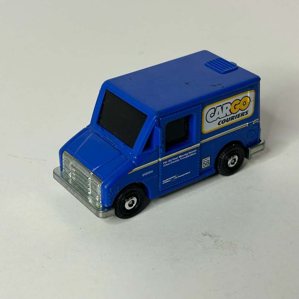 Matchbox MBX Service Truck Cargo Couriers Step Van Blue Diecast